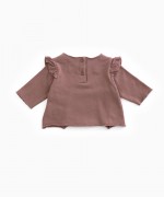Jersey in organic cotton with a frill | Woodwork