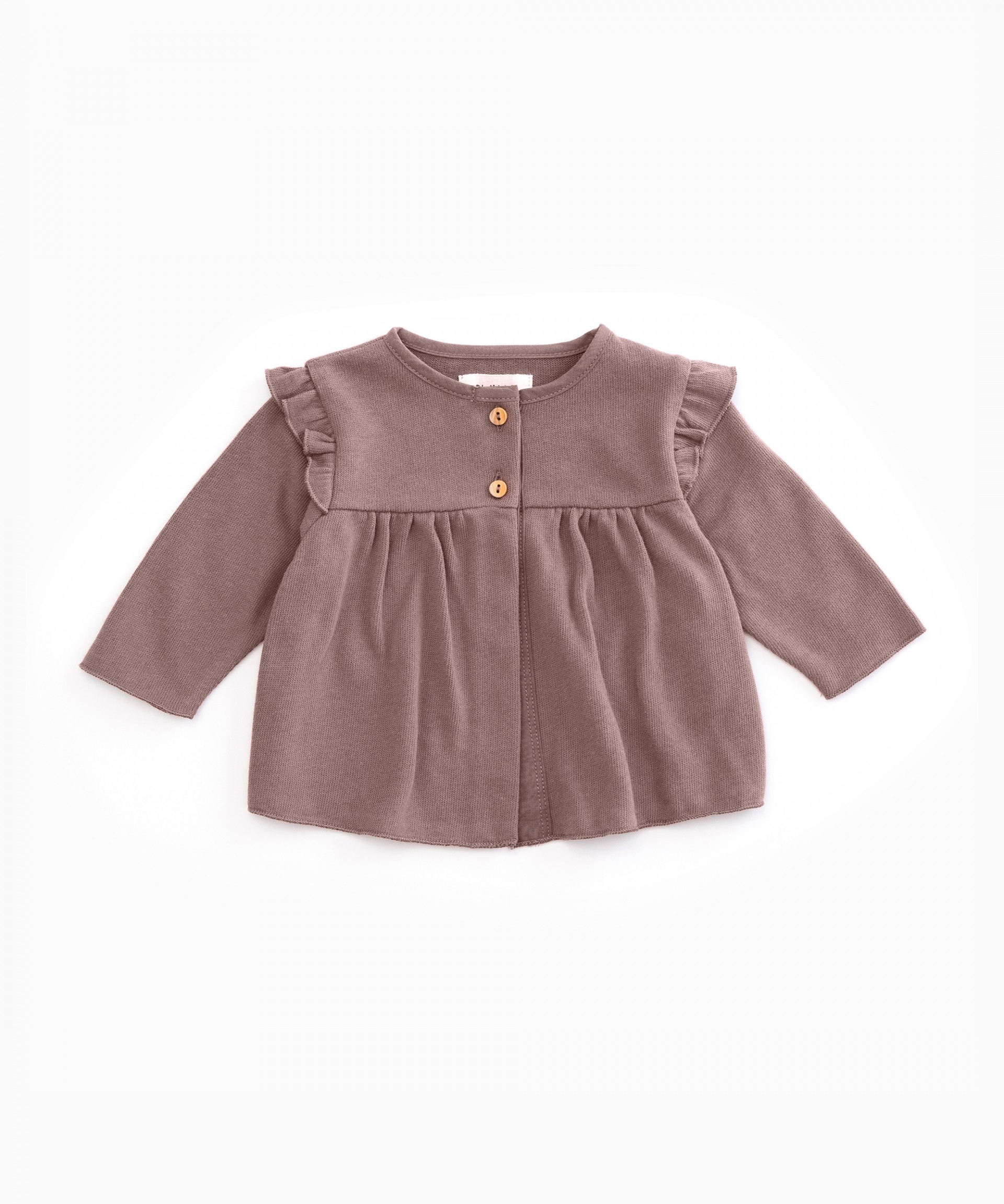 Baby girl organic cotton jersey jacket - 2AH10902_P4112 | PlayUp