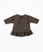 Jersey in organic cotton with a pattern | Woodwork