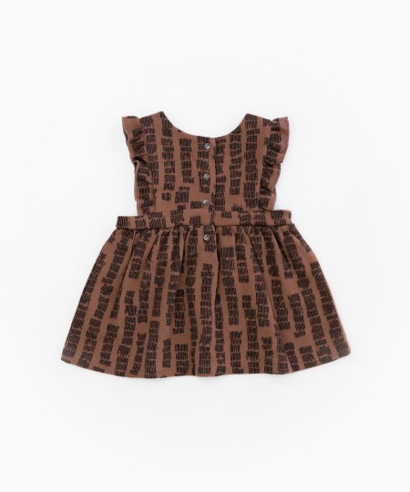 Vestido sem mangas em algodão orgânico