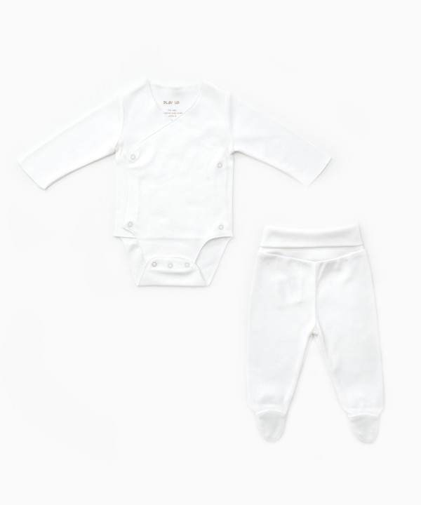 Conjunto de body y pantal�n con pie
