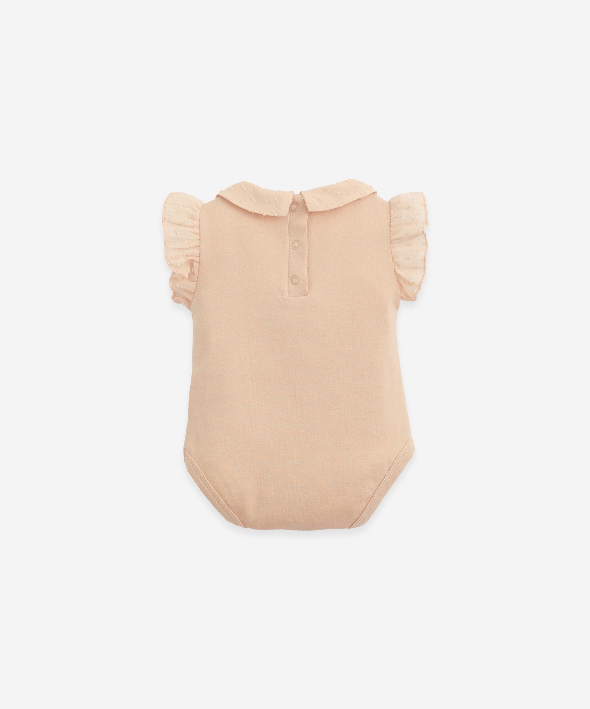 Jersey stitch body with woven details | Botany