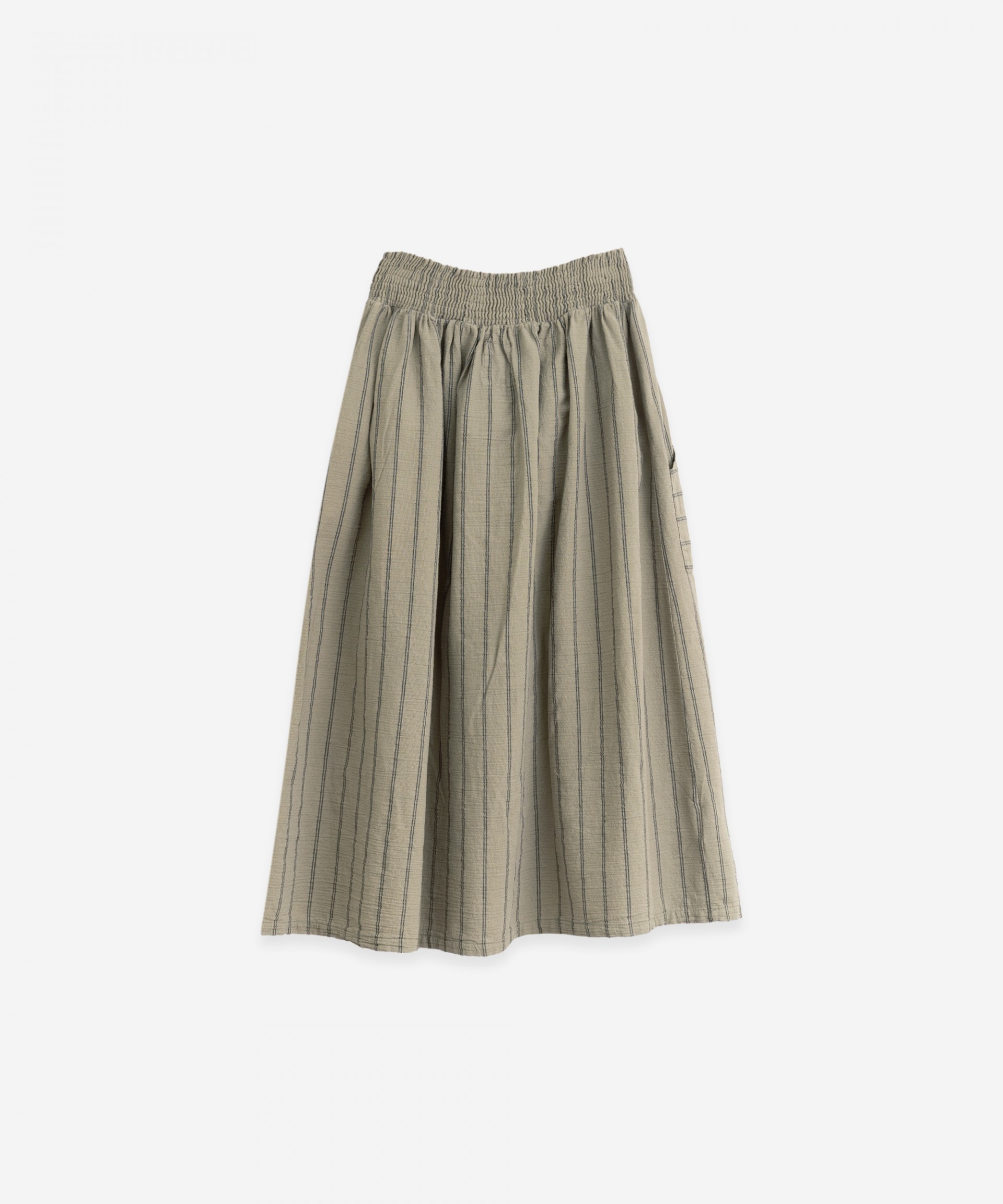 Striped skirt with pockets | Botany