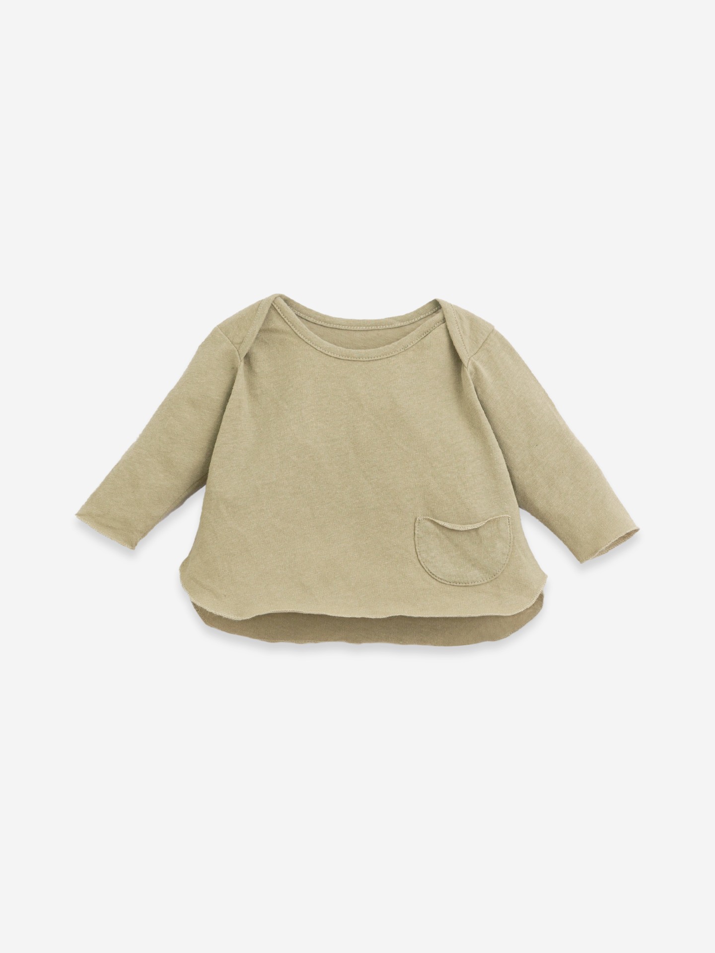 T-shirt in organic cotton and linen