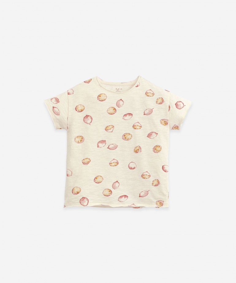 Camiseta con estampado de limones