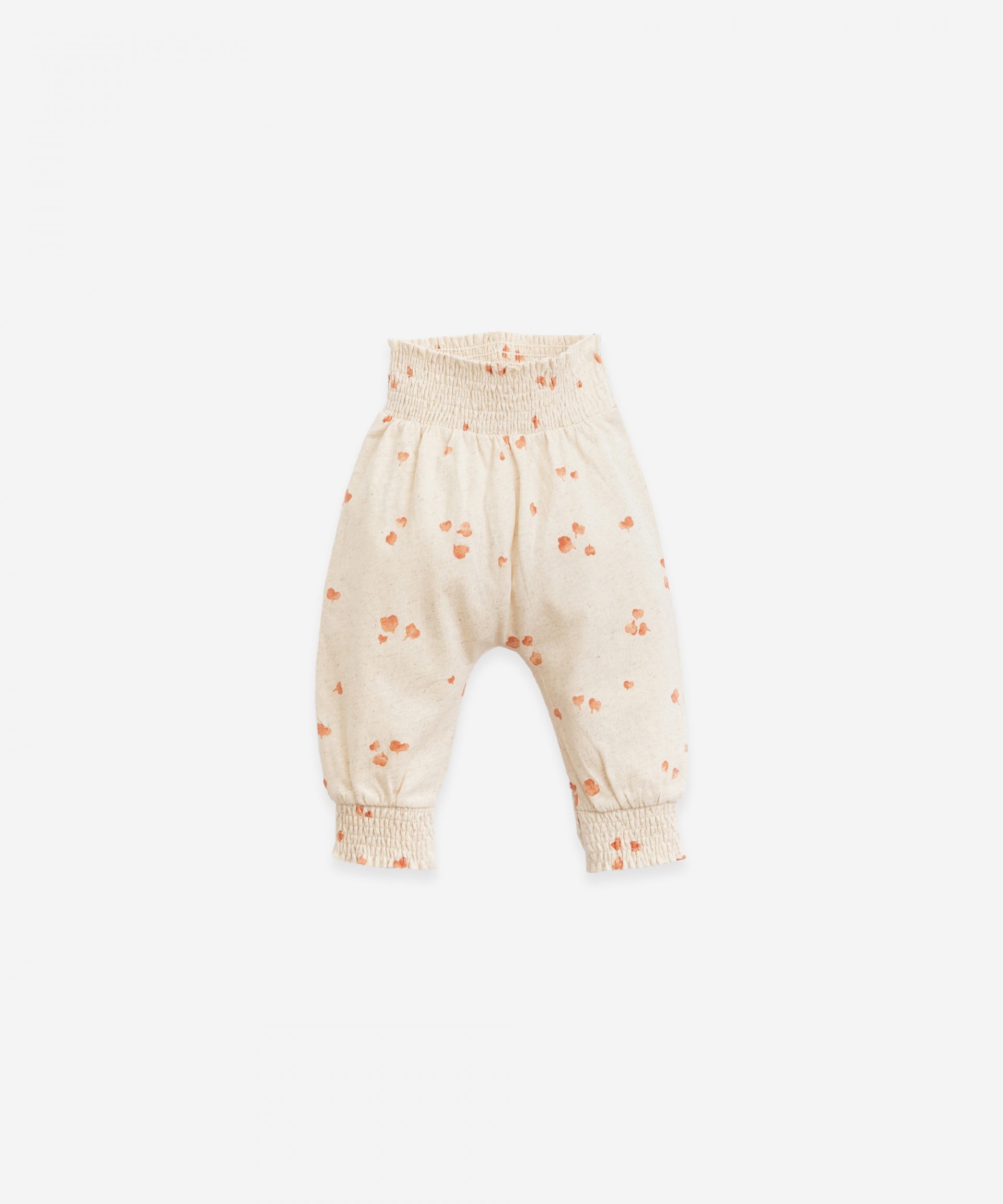 Trousers with leaf heart print | Botany