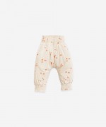Trousers with leaf heart print | Botany