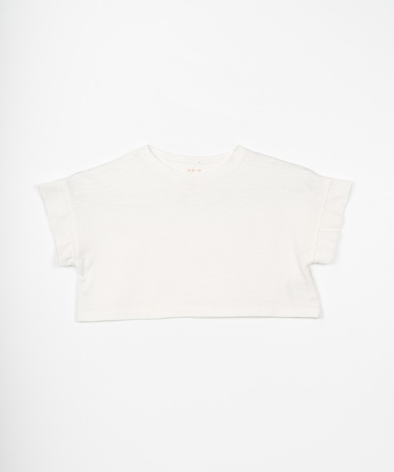 T-shirt curta em algodão orgânico