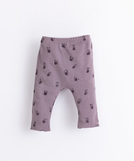 Leggings de algodón orgánico con patrón