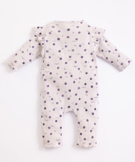 Pijama con abertura de corchetes