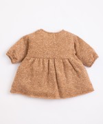 Jersey-knit dress with fleece inside | Illustration