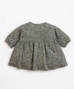 Jersey-knit dress with fleece inside | Illustration