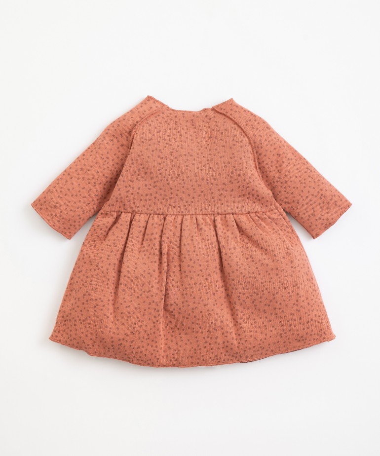 Vestito in cotone biologico con motivo