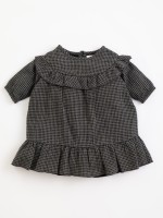 Cotton dress with vichy pattern