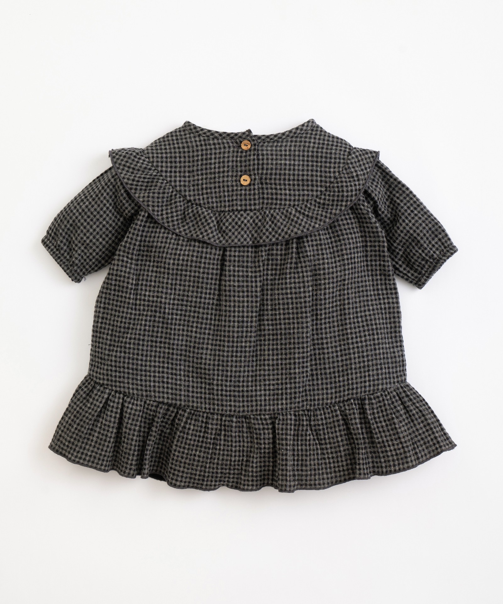 Cotton dress with vichy pattern