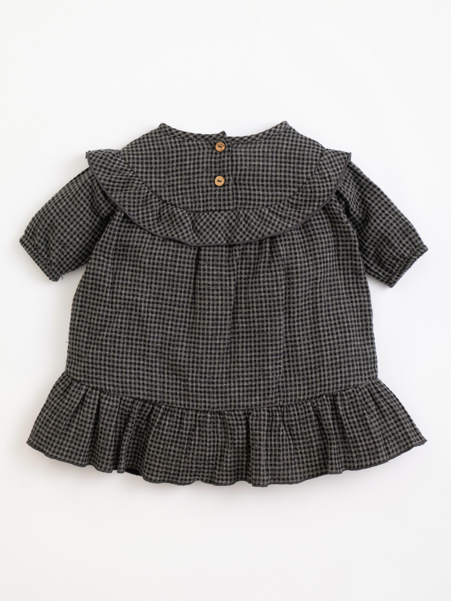 Robe en coton avec motif vichy