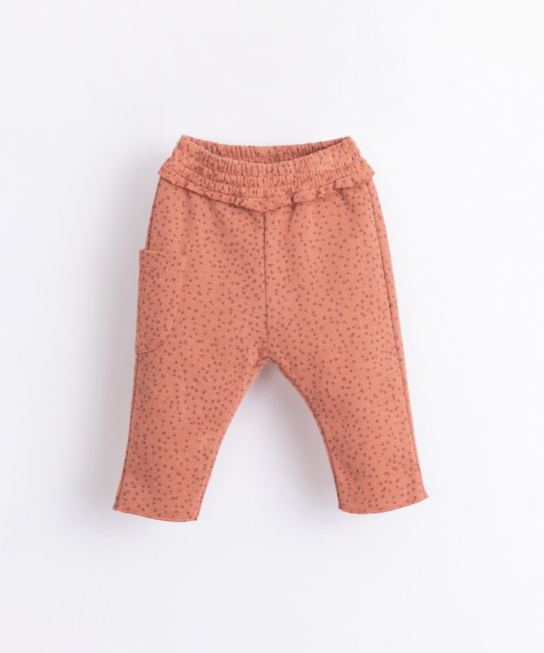 Organic cotton trousers with side pocket