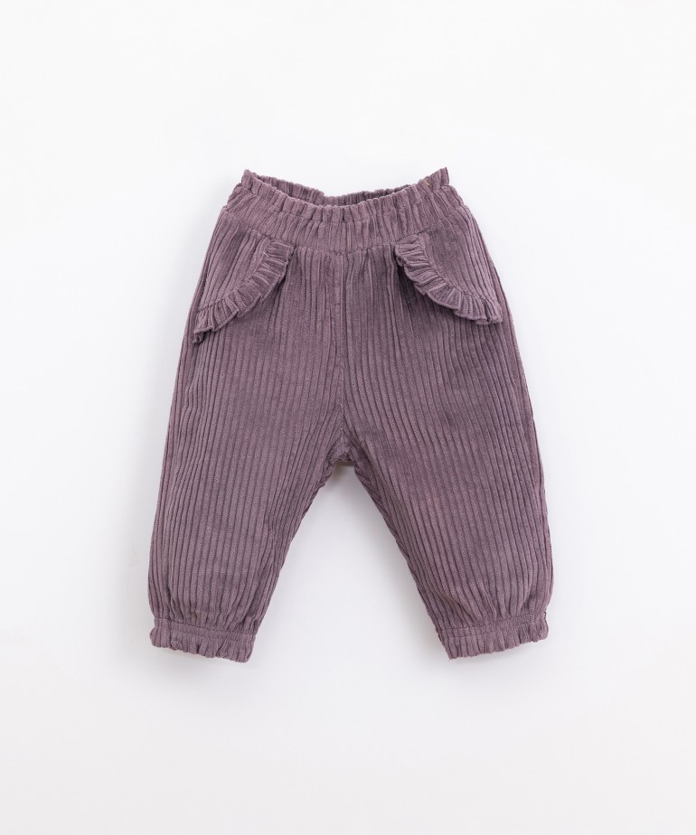 Pantalon en velours ctel en coton biologique