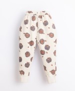 Cotton trousers with a print | Illustration