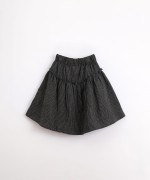 Cotton skirt with vichy pattern | Illustration