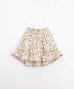 Skirt with branches print | Illustration