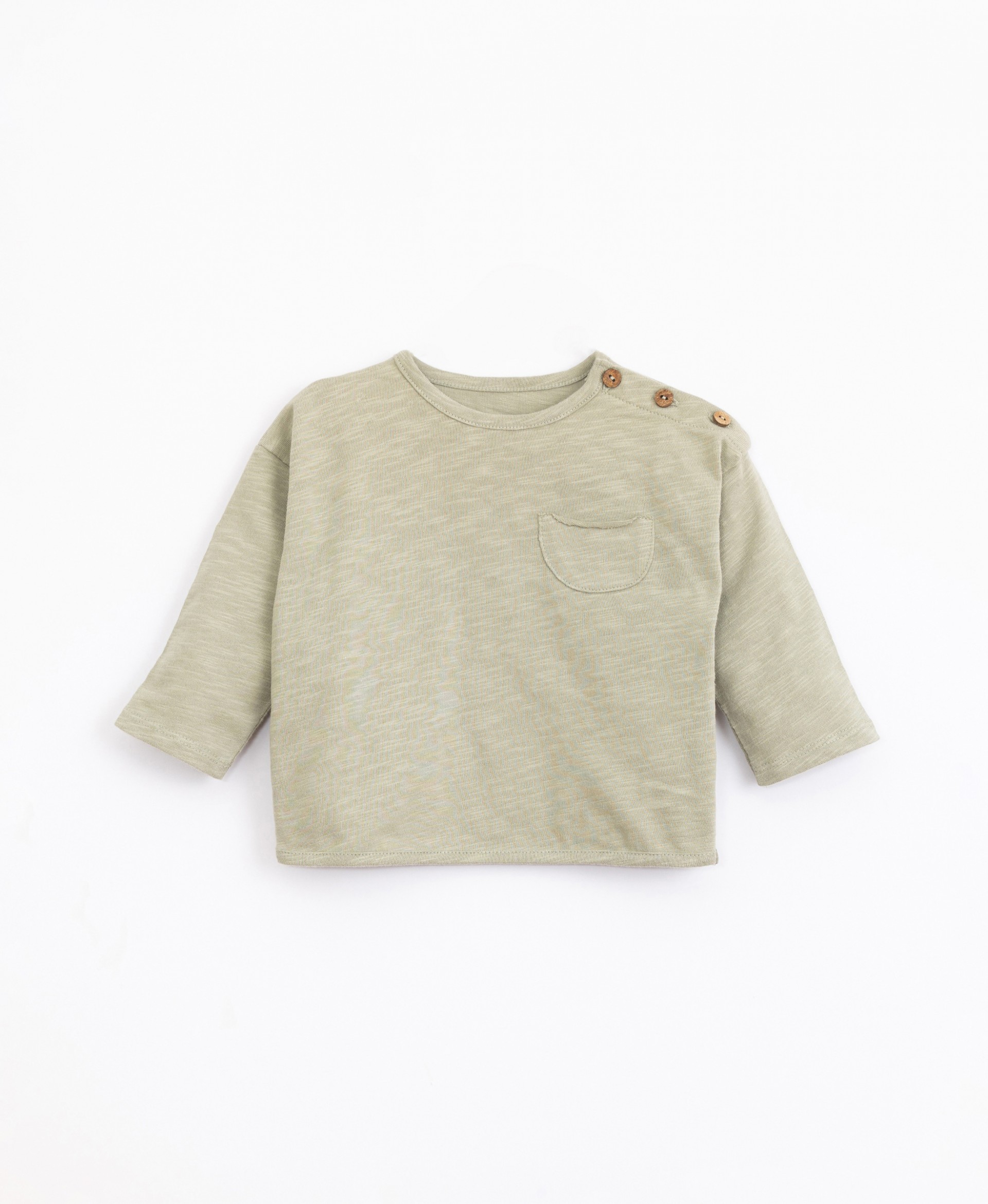 T-Shirt in cotone organico con tasca | Illustration