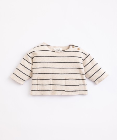 Striped Jersey Sweater - Image product