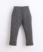 Pantaloni in cotone biologico con motivo | Illustration