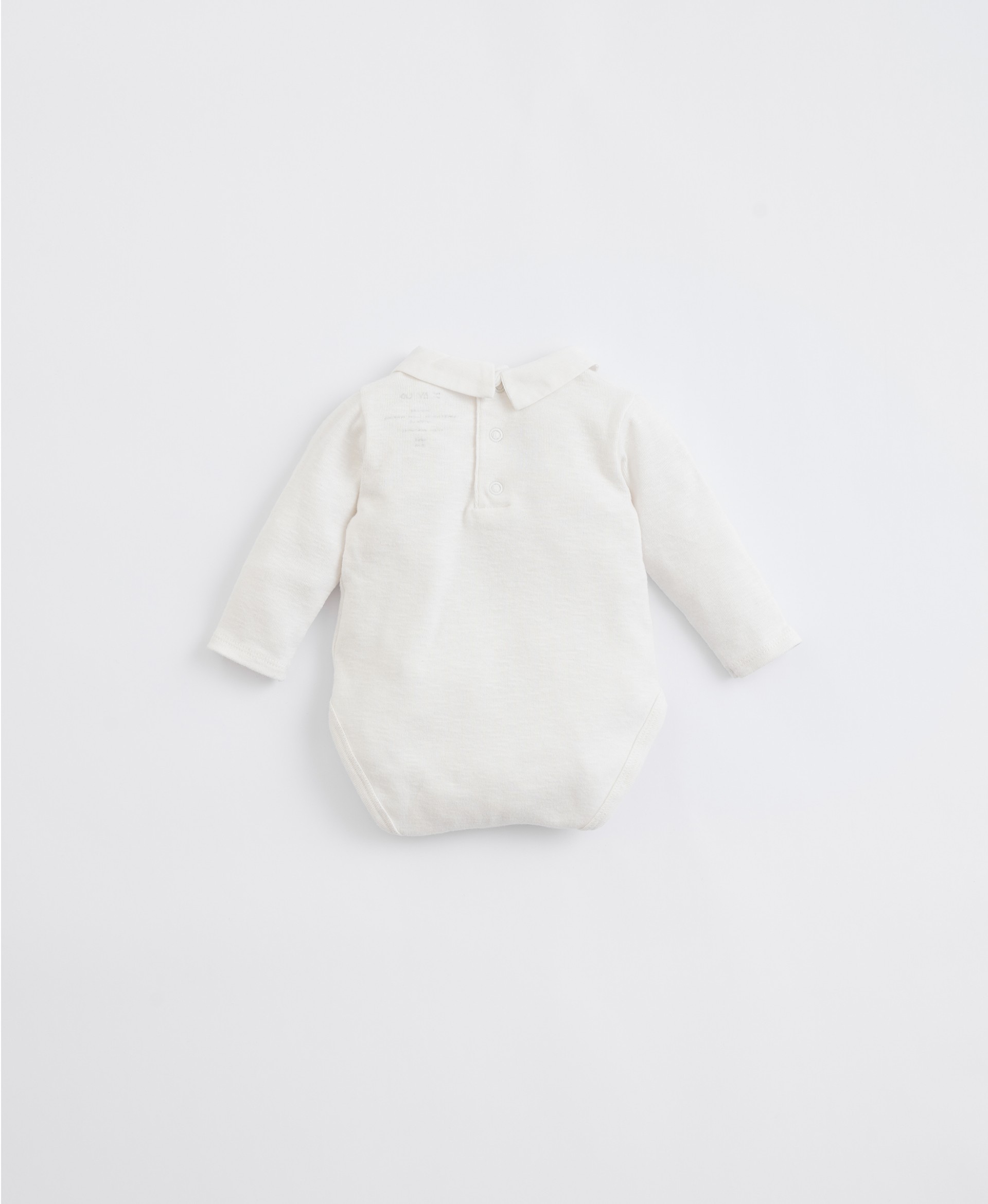 Body de algodón orgánico con cuello de tela | Illustration
