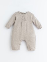 Jumpsuit with mixture of cotton and organic cotton