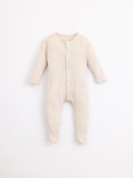 Tutona in cotone biologico con piedino continuo