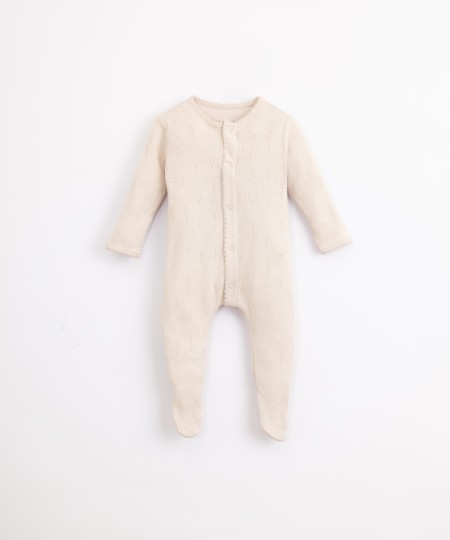 One-piece jumpsuit in organic cotton