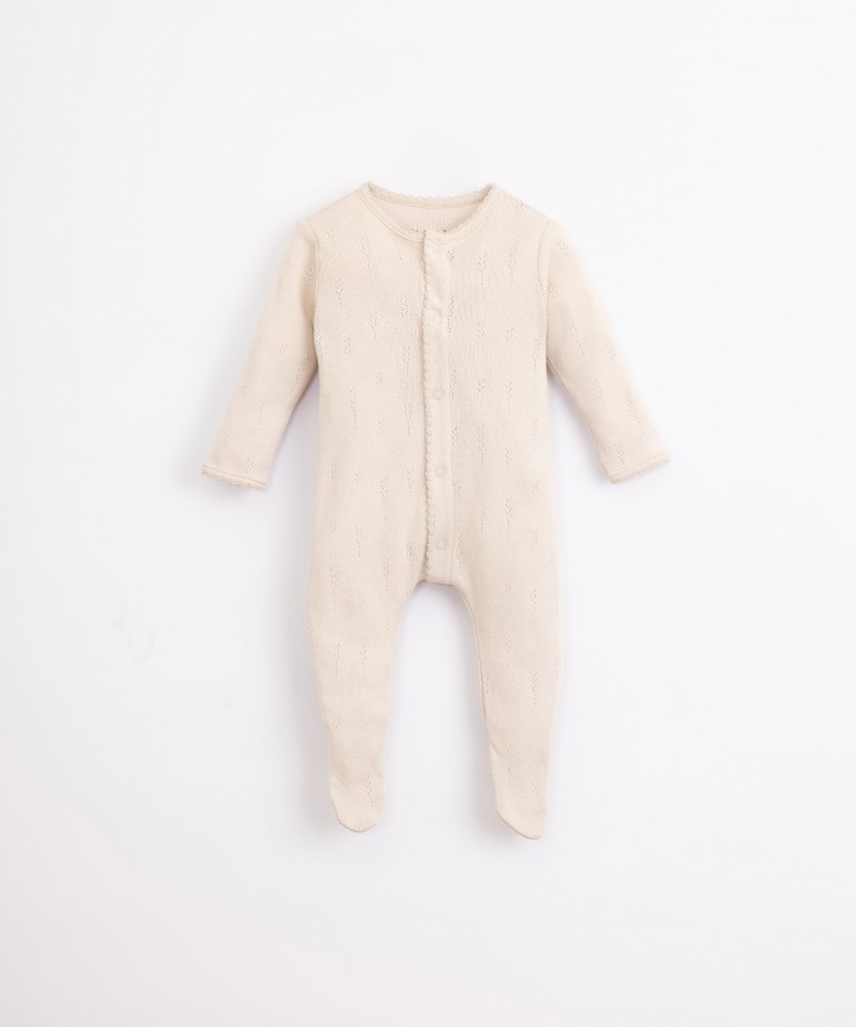 One-piece jumpsuit in organic cotton