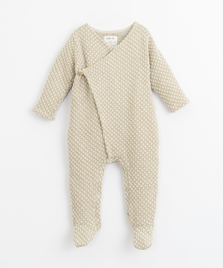 Jumpsuit in jersey-knit cotton