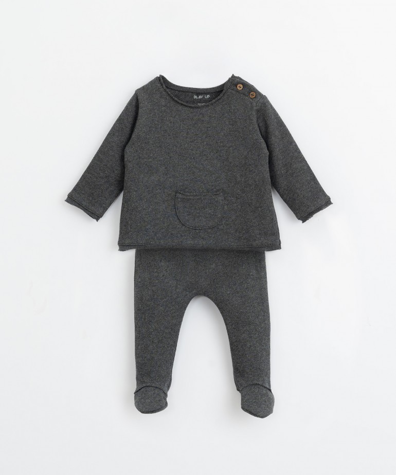 Set in mixture of cotton and organic cotton