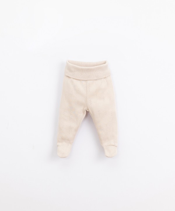 Completo body e pantaloni in cotone biologico