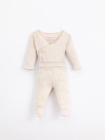 Conjunto body y pantal�n de algod�n org�nico