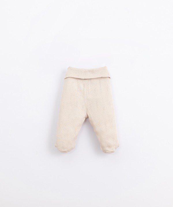 Completo body e pantaloni in cotone biologico