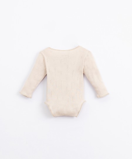 Completo body e pantaloni in cotone biologico