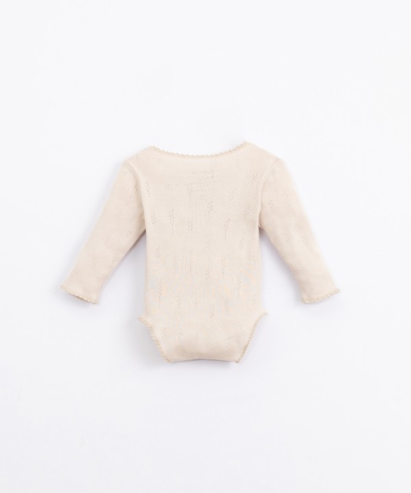 Completo body e pantaloni in cotone biologico