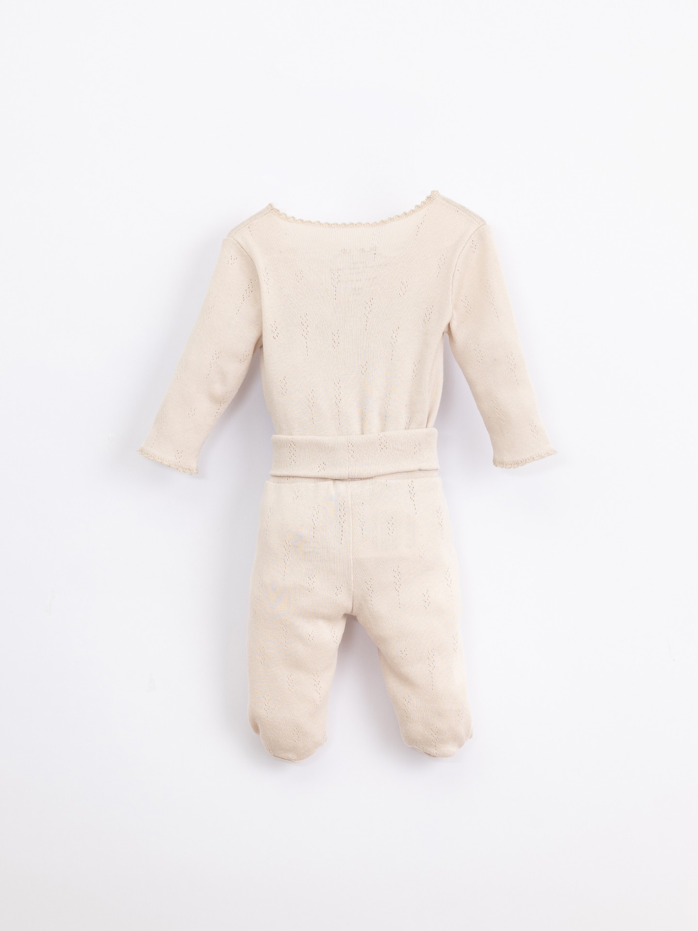 Conjunto body y pantalón de algodón orgánico