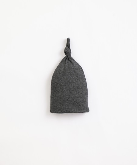 Beanie in mixture of cotton and organic cotton