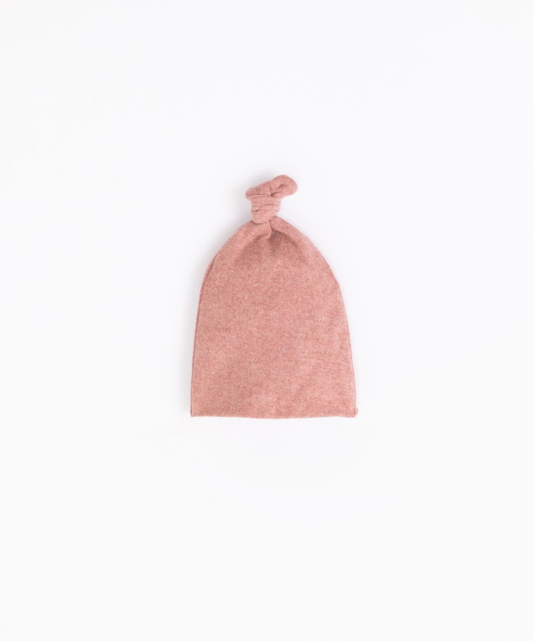 Beanie in mixture of cotton and organic cotton