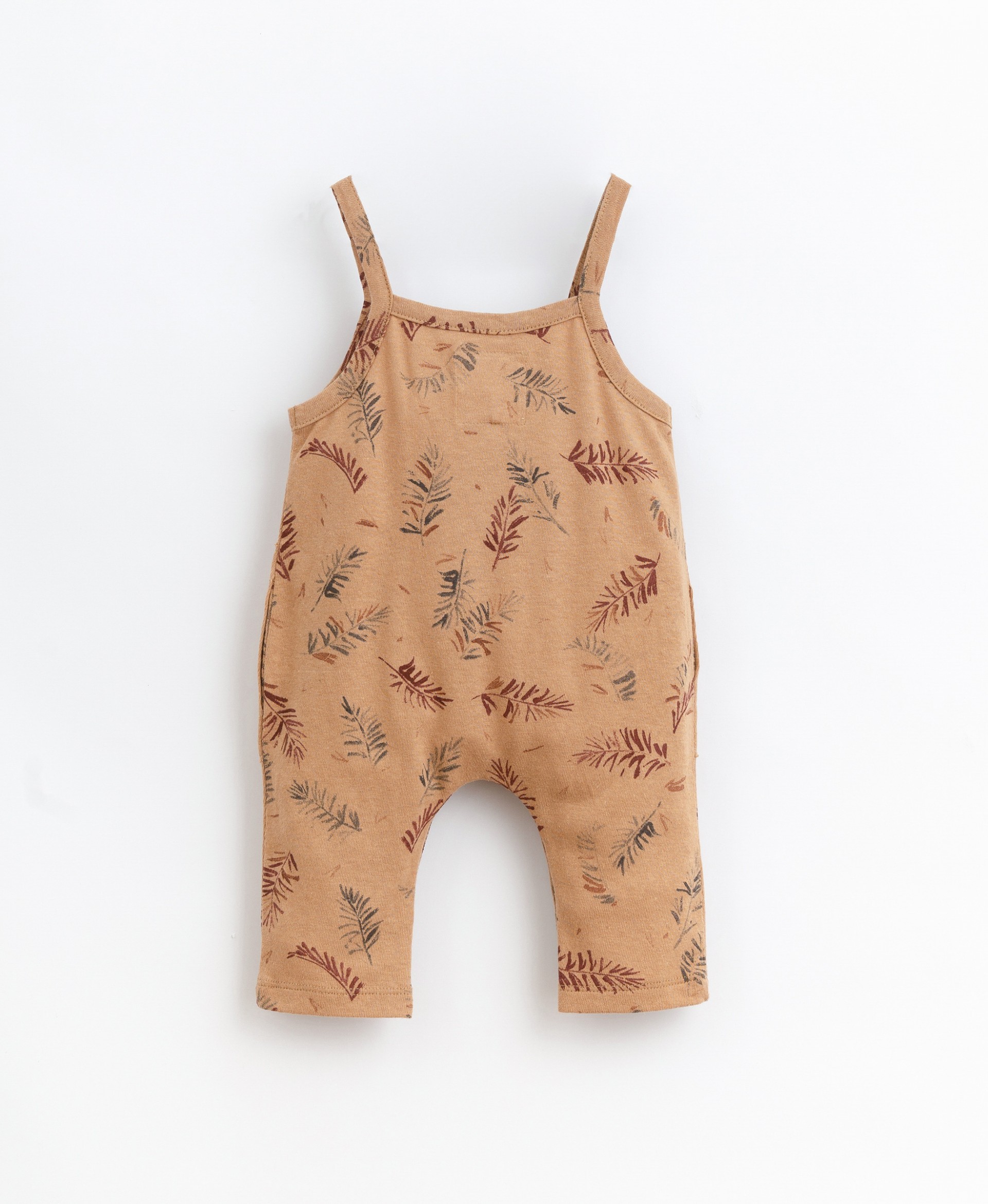 Jumpsuit in organic cotton and linen blend | Basketry