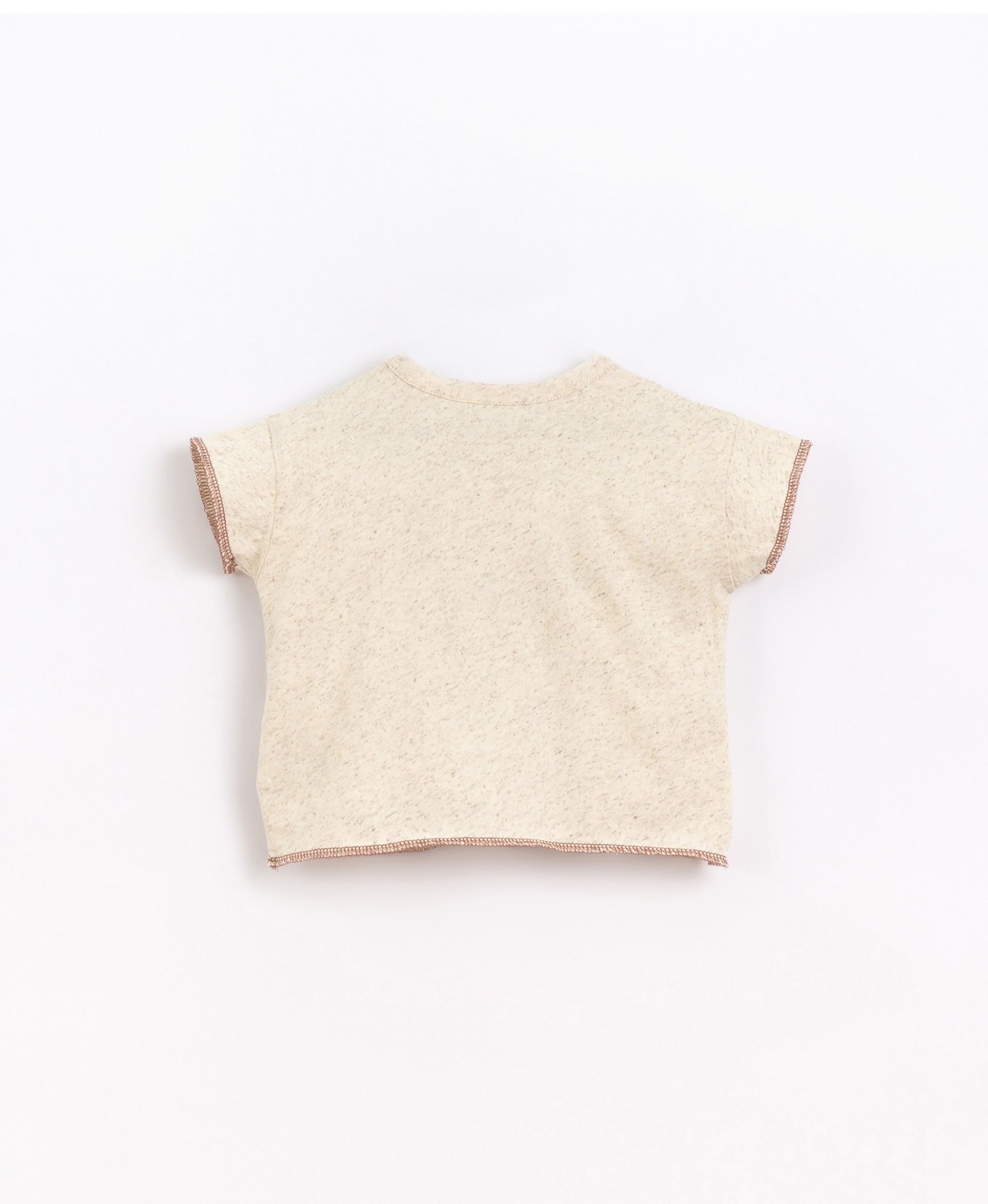 T-shirt in mix of organic cotton and hemp | Basketry