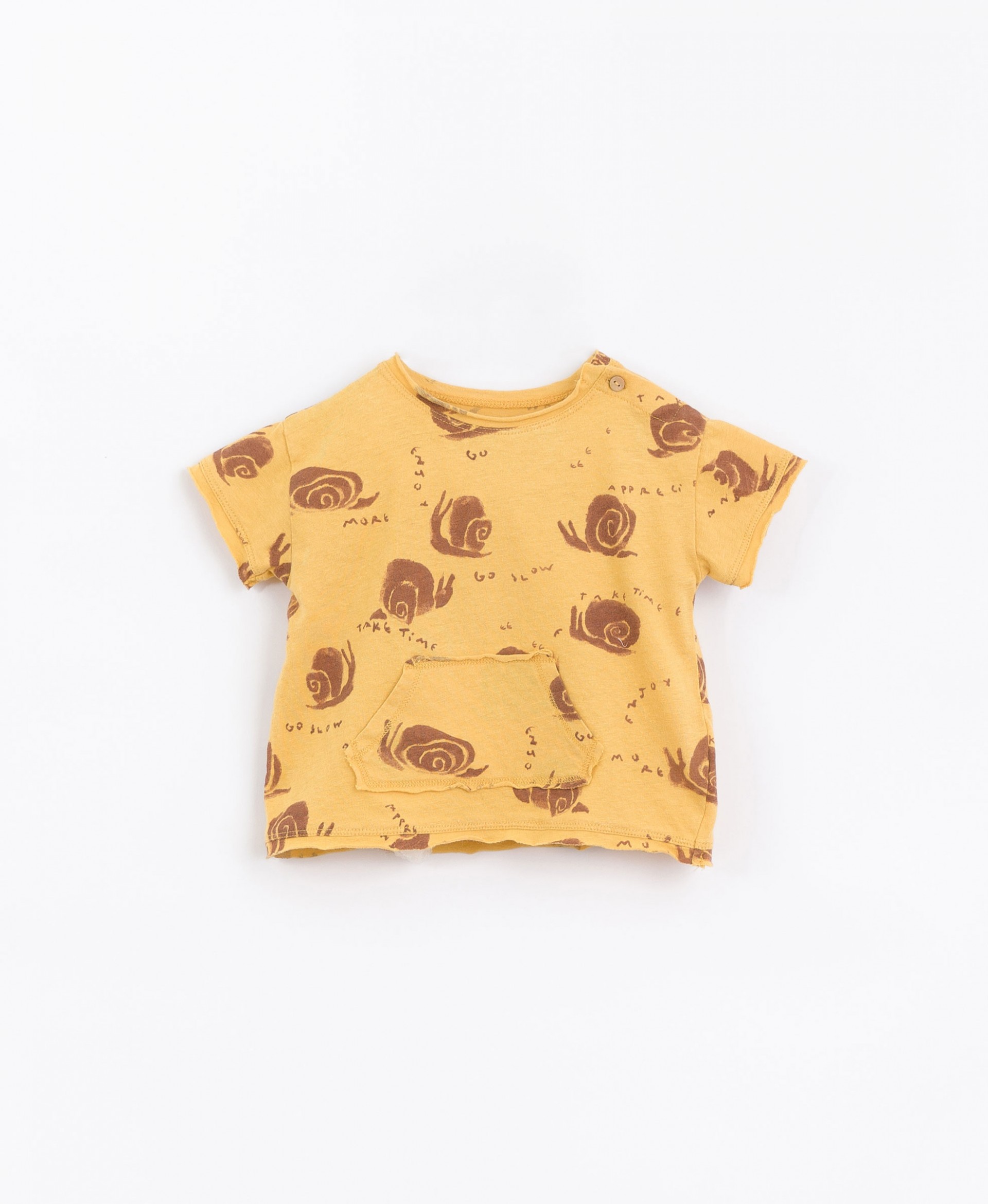 T-shirt en maille avec imprimé escargots | Basketry