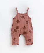Jumpsuit in organic cotton and linen blend | Basketry