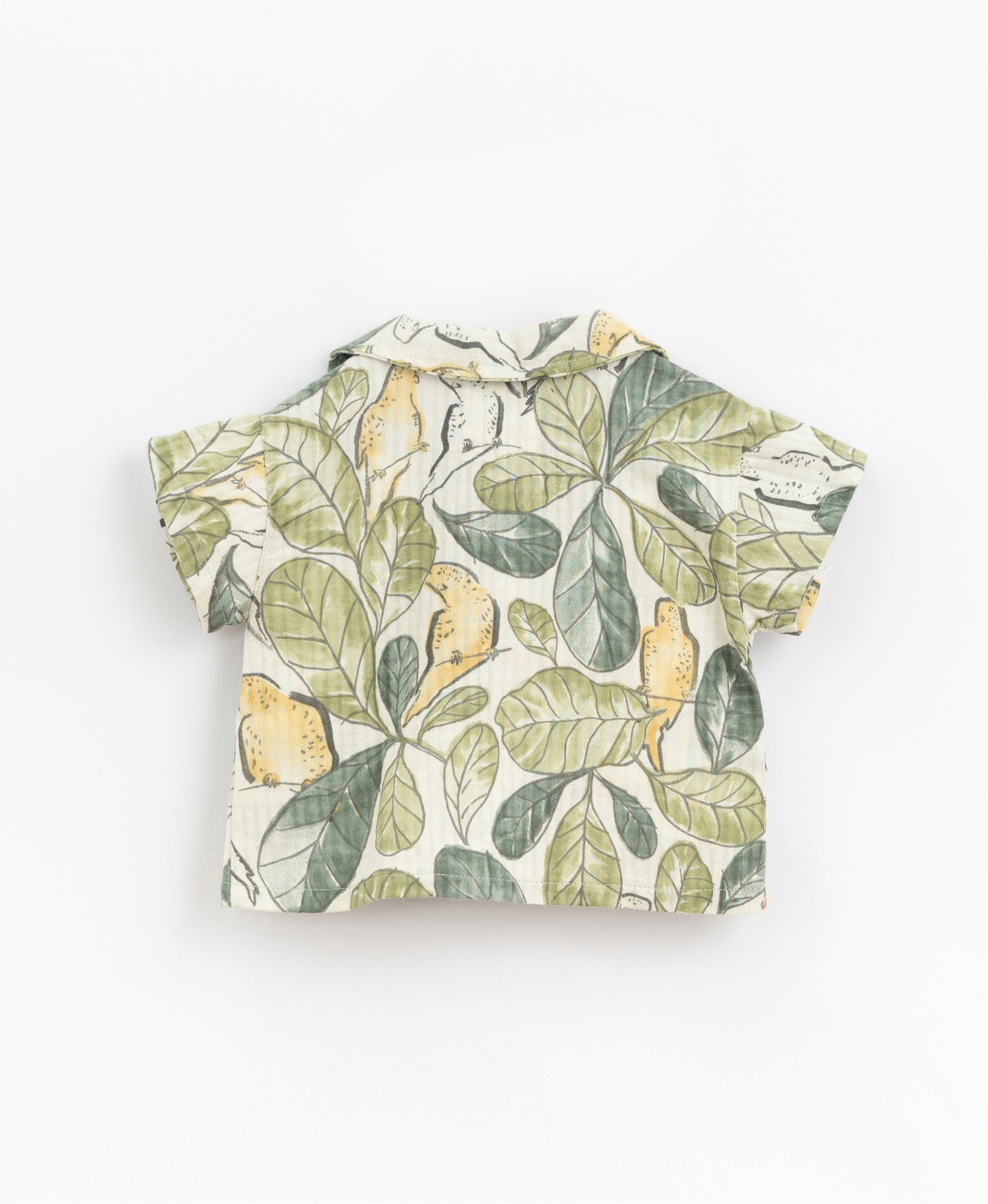 Cotton shirt with breast pocket | Basketry
