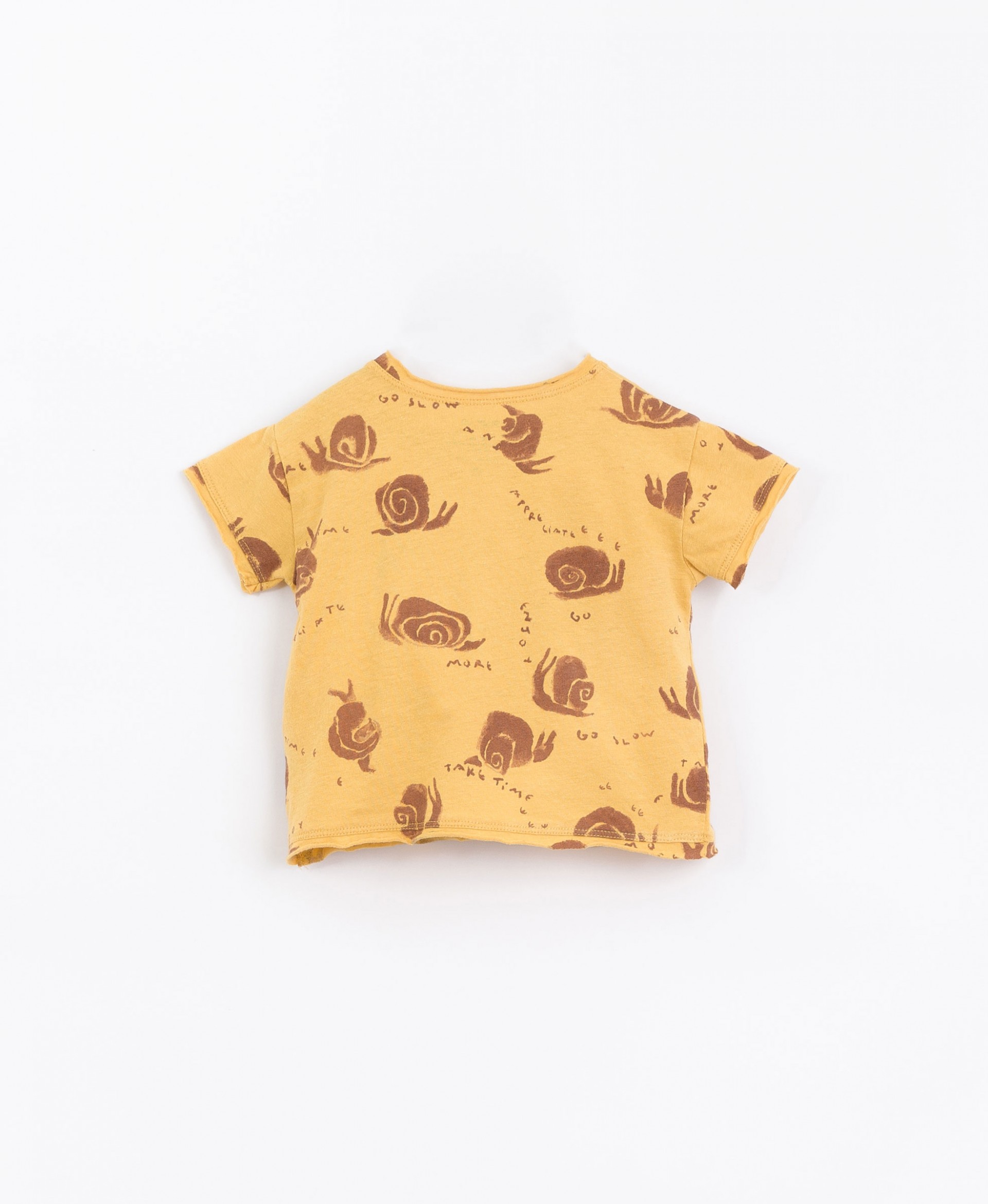 T-shirt de malha com estampado de caracóis | Basketry