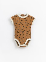 Body in cotone organico con stampa
